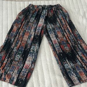 Forever 21 Patterned Wide-Leg Pants